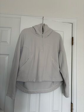 lululemon athletica Cream Half-Zip Pullover Hoodie